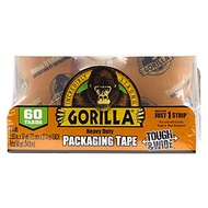 【中古】【未使用・未開封品】Gorilla 接着剤 6020001 20ヤードGorilla 梱包用テープ 2.83 in x 60 yd TV205981 1