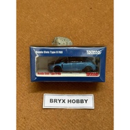 Tarmac Works Hobby64 Honda Civic Type R FK8 Blue with Black Bonnet Tuned by Spoon #T64014BLE Blue (1