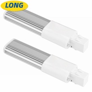 LONNGZHUAN 2 Pack LED Bulb, G23/GX23 2-Pin LED Tube Light, Long Lifespan 4W AC 85-265V CRI 80+ LED T
