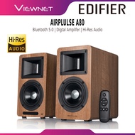 EDIFIER AIRPLULSE A80 WIRELESS BLUETOOTH 5.0 HI-RES AUDIO CERTIFIED ACTIVE SPEAKER SYSTEM REMOTE CON