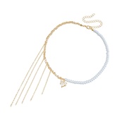 NICE Adjustable Chain Necklace Tassels Chain Necklace Heart Pendant Necklace