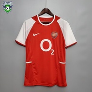 02/04 Arsenal Home Football Shirt Arsenal Retro Jersey XZLAI