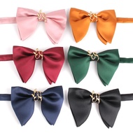 New Wedding Bowtie Casual Solid Bow tie For Men Women Adult Bow Ties Cravats Male Over Size Bow knot For Party Black Men Bowties