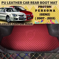 PROTON PERSONA OLD / GEN2 (2007-2015) CAR ACCESSORIES REAR BOOT TRAY TRUNK CARGO PU LEATHER CAR BOOT