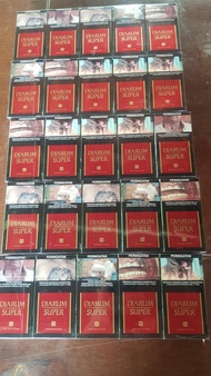 Rokok Djarum Super 12 slop. 1 slop isi 10 bks @12 batang