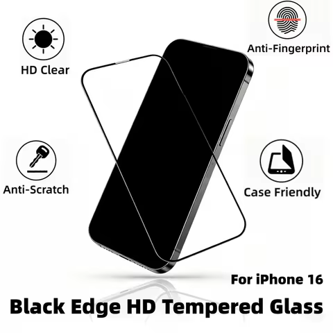 Protector de pantalla de privacidad para iPhone 16 , cristal antiespía para, 28° anglecristal templa