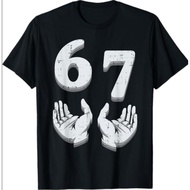 67 Meme Funny 6 7 Men Youth Teen T-Shirt