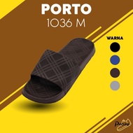 Sale Sandal Pria Selop Porto 1036 Sandal Batik Kotak Sandal Karet