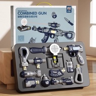 CH~2026 New Style Variety Assembled Magnetic Gun Toy Gun Children Boy Sniper Gun Electric Toy Sixth 