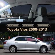 Magnetic Car Window Sunshade for Toyota Vios 2008-2013 Car Window Cover Curtains Accessories