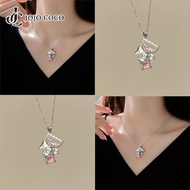 JOJO COCO Candy Tassel Necklace Super Glitter Sweet Candy Necklace Women's Fashion Versatile Pendant