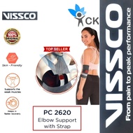VISSCO - Elbow Support with Strap - mild support for Elbow pain