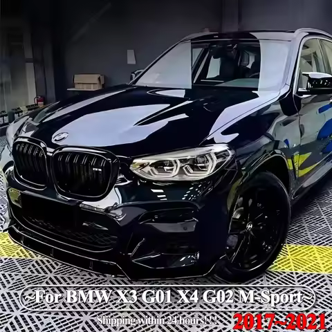 Car Front Bumper Lip Spoiler Splitter Diffuser Deflector For BMW X3 G01 X4 G02 M40i M40d M-Pack M-Sp