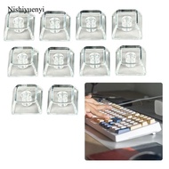 [Nishiyuenyi] 10x 1U Xda Profile Keycaps Gaming Keyboard Parts Lightweight Versatile PC Fashion Game
