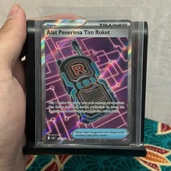 Rocket Team ReceiverSR ID Item Pokemon Card/ SR / IndonesianOriginal