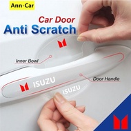 xps  4PCS/SET Isuzu Car Door Handle Protector Cover Inner Bowl Anti Scratch Sticker Isuzu DMAX
