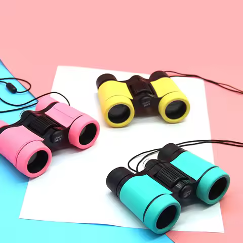 Kids Binoculars Focal Adjustable Children Telescope Hiking Bird Watching Focusing Telescope Game Pro
