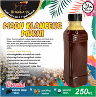 Madu Klanceng Trigona Murni 250 ml/Madu tawon Trigona dengan Khasiat Lebih Baik,Madu Asam Urat