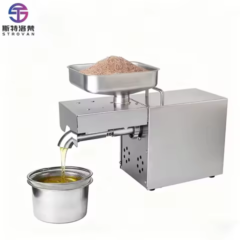 Automatic Basil /Sunflower Seed Fully Automatic Cold or Hot Mini Oil Press Machine/Coconut L/Palm /O
