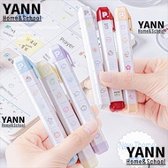 YANN Arrival Cute To Do List Journal Stamp, Multi-Head Portable Seal Pen,  Detachable Stamp Mark Kid