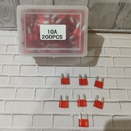 FUSE FUSE MINI FLAT PLUG SMALL FUSE 10A 10 1 BOX CONTAINS 200