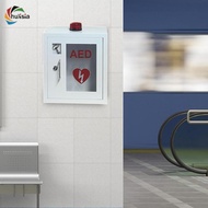 chulisia Aed Cabinet with Handle Empty Aed First Aid Cabinet Accessory Wear Resistant