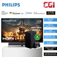 [Get XBOX Series X for FREE] Philips 55" 559M1RYV/69 4K UHD VA 144Hz 4ms Adaptive Snyc Ambiglow Low Latency HDMI 2.1 Gaming Monitor