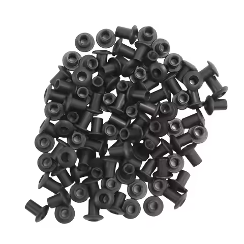 ABYA 100Pcs Lok Screw Set Chicago Screw Comes with Washer for DIY Kydex Sheath Hand Tool Parts