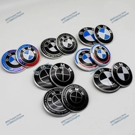2pcs ABS 74mm 82mm BMW Hood Emblem Car Front Bonnet Logo Trunk Cover Badge For BMW E39 E46 E30 E36 G