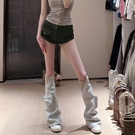 ~~ Detachable Trousers Boots Canvas Boots Over-the-Knee Boots High-Top Knight