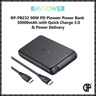 RAVPower RP-PB232 90W PD Pioneer Power Bank 30000mAh with Quick Charge 3.0 &amp; Power Delivery