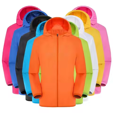 Fishing Rain Wind Breaker Coat For Men Women Waterproof Jacket Hiking Climbing Clothes Sun Protectio