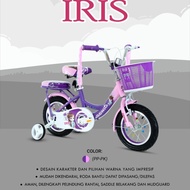 Sepeda anak perempuan 12inch Genio iris