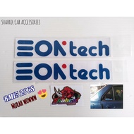 STIKER EONTECH TAMPAL SEGITIGA WIRA 1 HARGA 2PCS