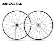 MEROCA XM70 700C Road Bike V Brake Wheel Set Front 2 Rear 5 Bearing Hub Ultra Light Rim Front Rear Wheelset