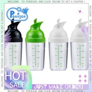 4 Pack Salad Dressing Shaker, 7 Oz  Dressing Mixer Shaker Bottles, Black & White & Green