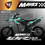 Decal Sticker Motor Cross WR155 Fullbody Desain Petronas MDS 21-02