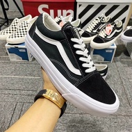 Vans Vault Old Skool Sneakers In Black And White For Unisex With full Accessories