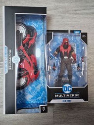 Mcfarlane DC Red hood 紅頭罩 連電單車 1 set (非shf marvel legends batman 蝙蝠俠)