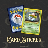 [Pokemon TCG Card Sticker - IVYSAUR] TnG Sticker / Access Card Sticker / Card Sticker