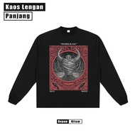 GOTHIC DEMON BLACK LONG-SLEEVED T-SHIRT - MEN'S CLOTHES AND Wanita