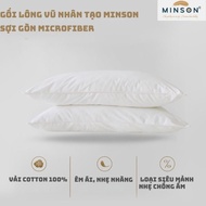 Minson Vietnam Artificial Feather Pillow, Comfortable 5-Star Hotel Standard Microfiber Feather Pillo
