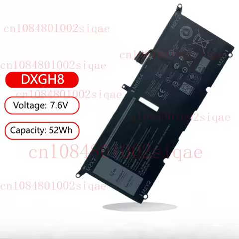 DXGH8 HK6N5 H754V DGV24 Laptop Battery For Dell XPS13 9305 9370 9380,Inspiron 5390 5391 7191 7490 La