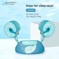 Phao bơi tay vòng ngực trẻ em Hiệu Mambo Baby chất liệu xốp Pearl Foam cho bé từ 3 tuổi đến 8 tuổi