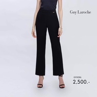 Guy Laroche กางเกงทำงานผู้หญิง ซุปเปอร์ บี สเทรท ขากระบอกเล็ก สีดำ (G9XDBL)