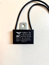 คาปาซิเตอร์พัดลม 1.5uf 1.8uf 2uf 400v. CBB61 capacitor สำหรับพัดลม พัดลม 12นิ้ว 14นิ้ว 16นิ้ว 18นิ้ว ใช้ได้กับทุกรุ่น ทุกยี่ห้อ