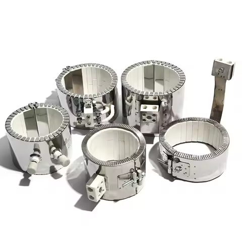 LUJINXUN 110V/220V/380V Ceramic Band Heaters 70x70mm 70x50mm 80x50mm 80x60mm 80x90mm For Household E