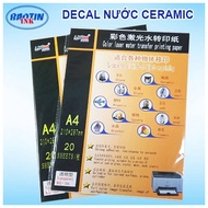 Ceramic water slide Decal for Laser printers