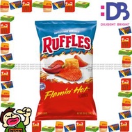 RUFFLES - (家庭大包裝) 樂事波浪 火辣味波浪薯片 (184.2克 X 1)最佳食用日期：最少至2026年3月