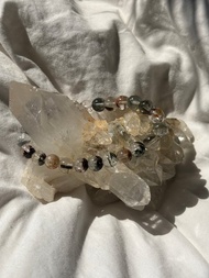 綠幽靈 喜馬拉雅 星光 時光隧道 彩虹 白水晶簇 白晶 水晶原礦 天